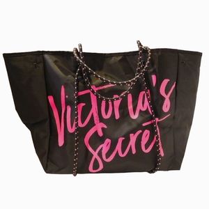 NWT Victoria’s Secret Wicked Signature Beach Rope Drawstring Tote Bag Travel